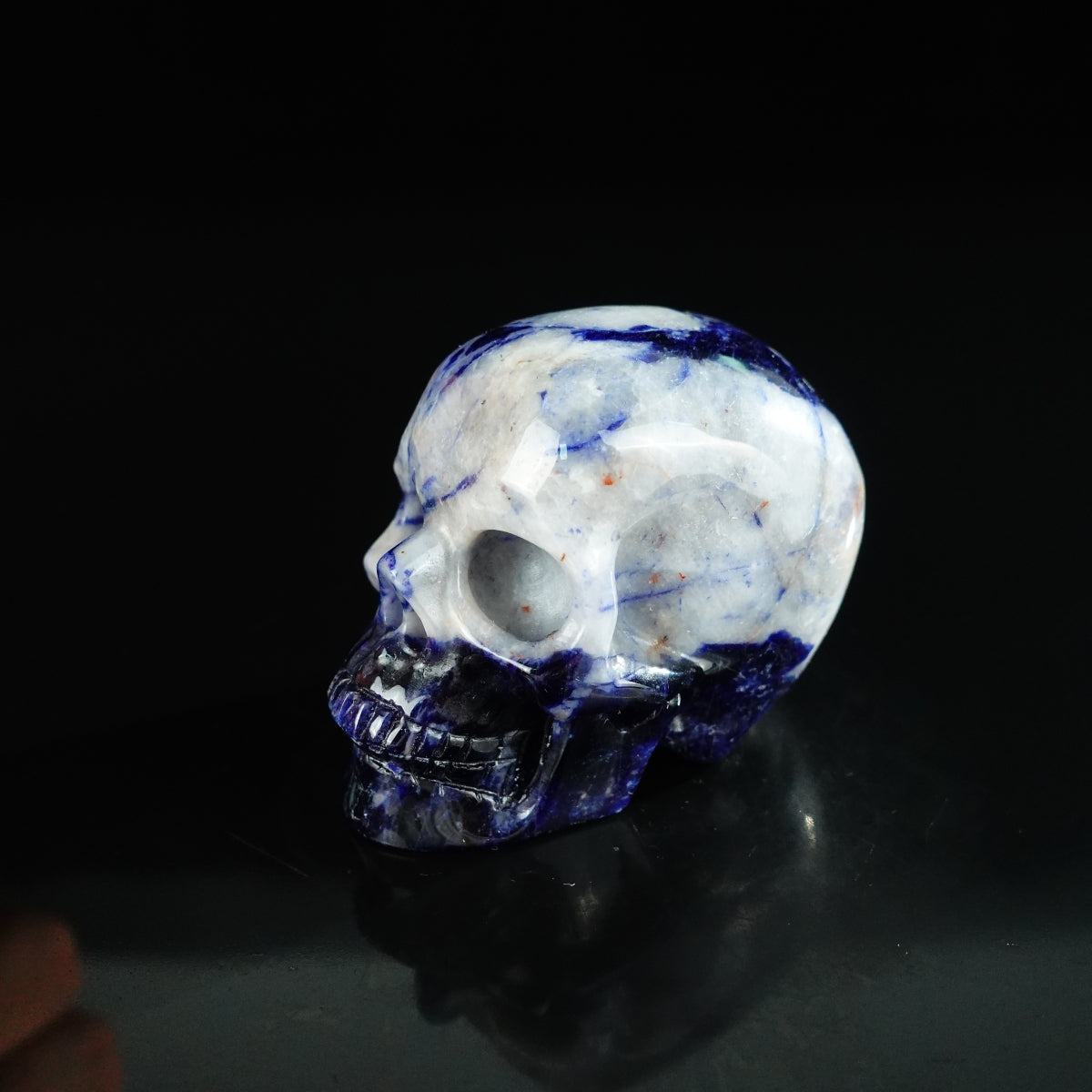 2.2" Sodalite Crystal Skull Carving - Unique Piece #SL18