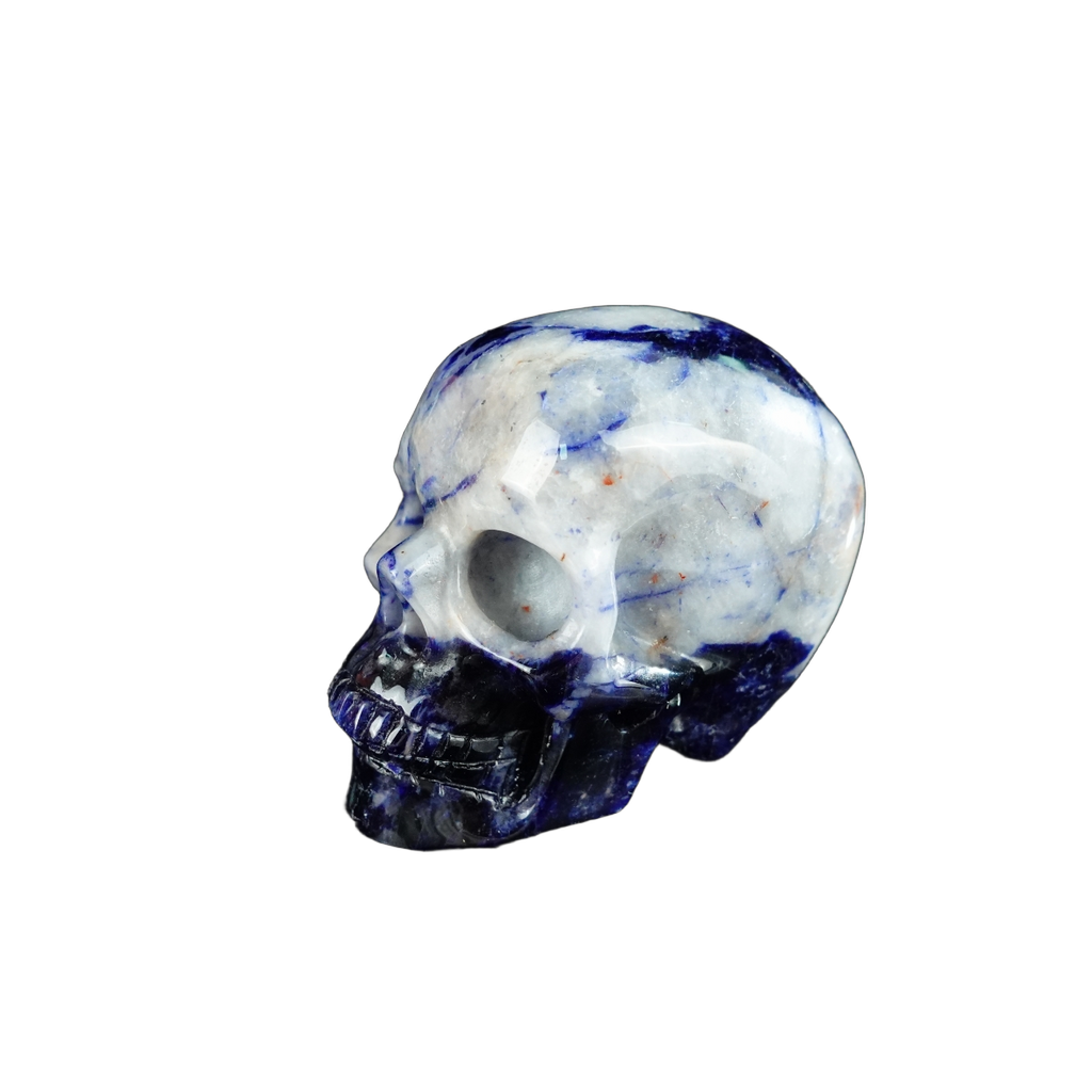 2.2" Sodalite Crystal Skull Carving - Unique Piece #SL18