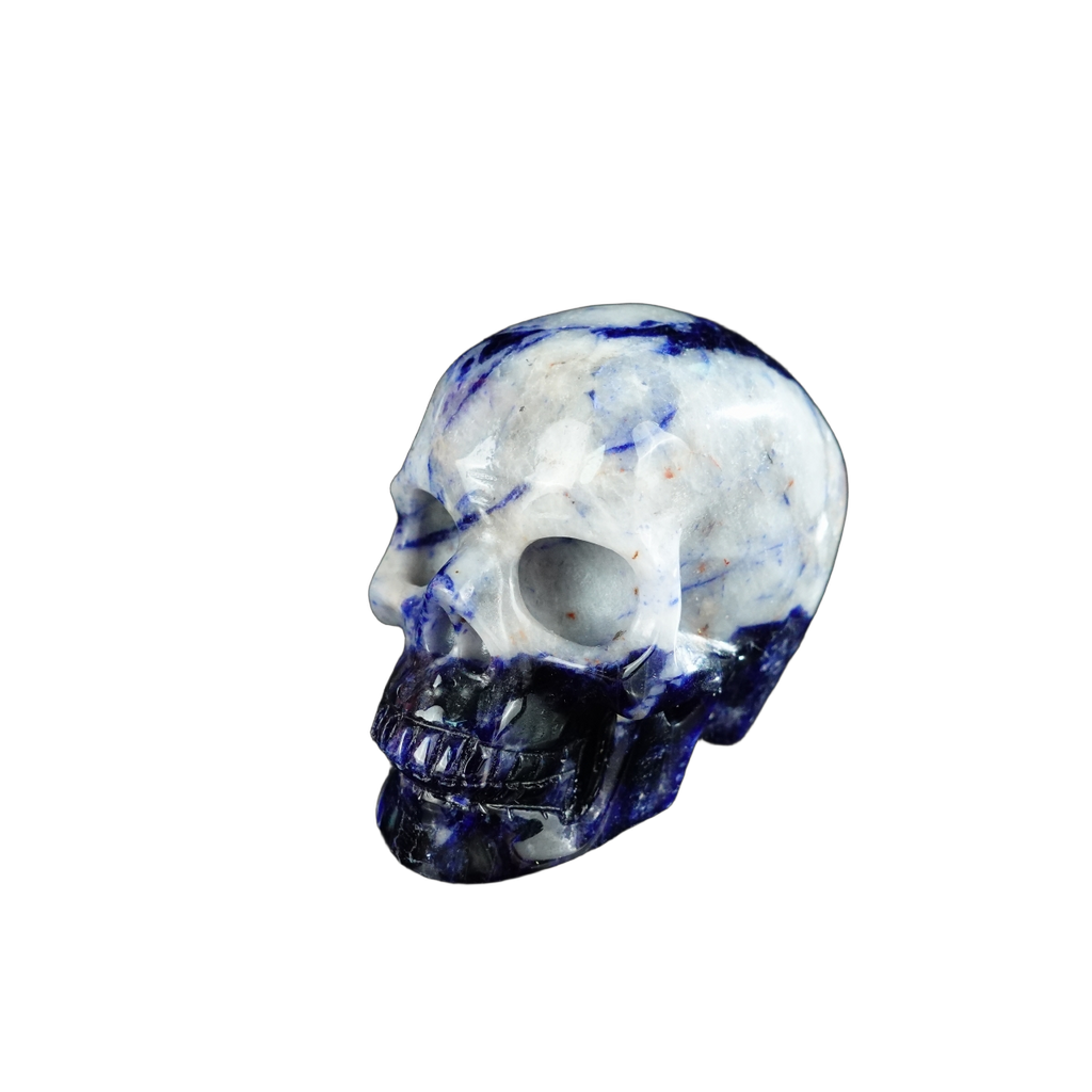 2.2" Sodalite Crystal Skull Carving - Unique Piece #SL18