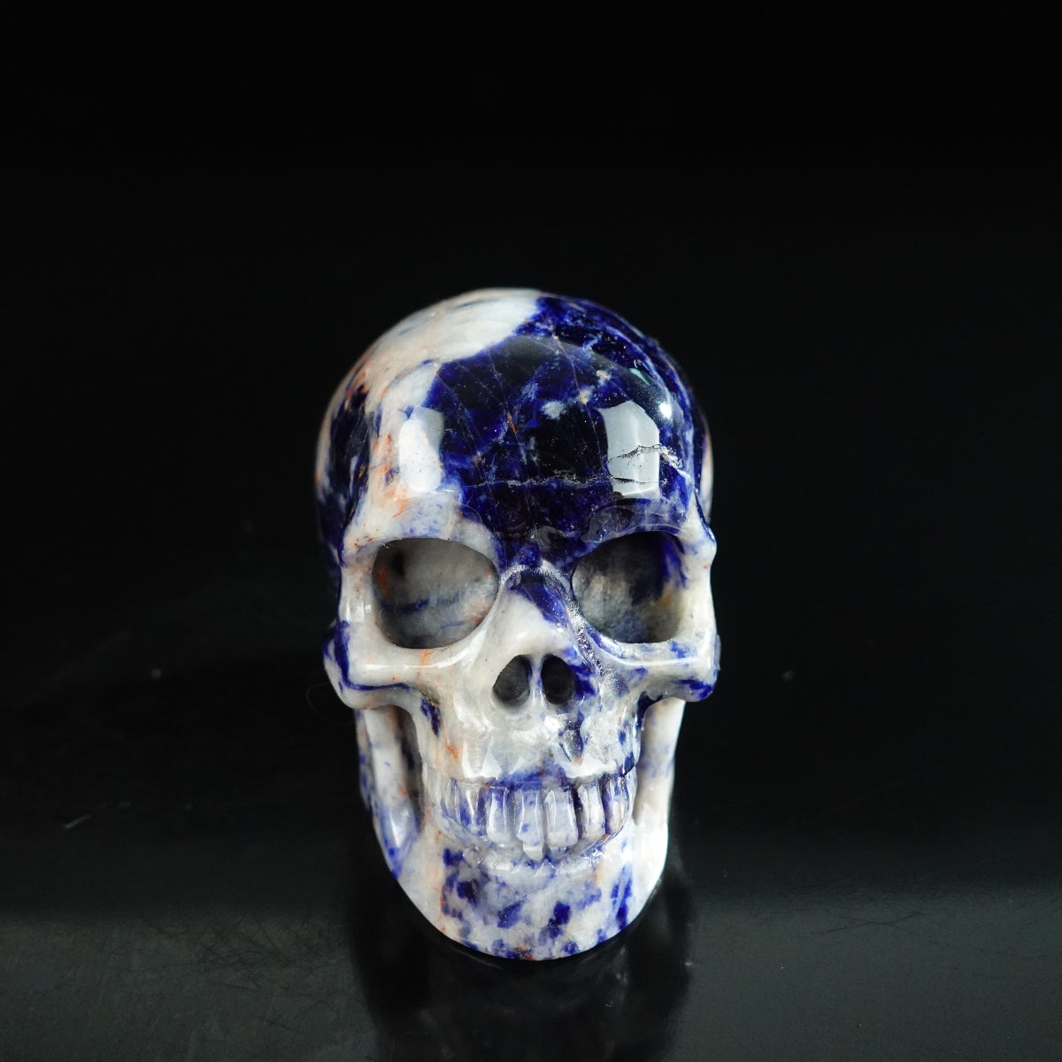 2.2" Sodalite Crystal Skull Carving - Unique Piece #SL19