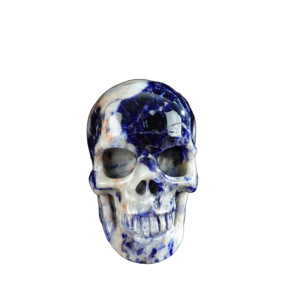 2.2" Sodalite Crystal Skull Carving - Unique Piece #SL19