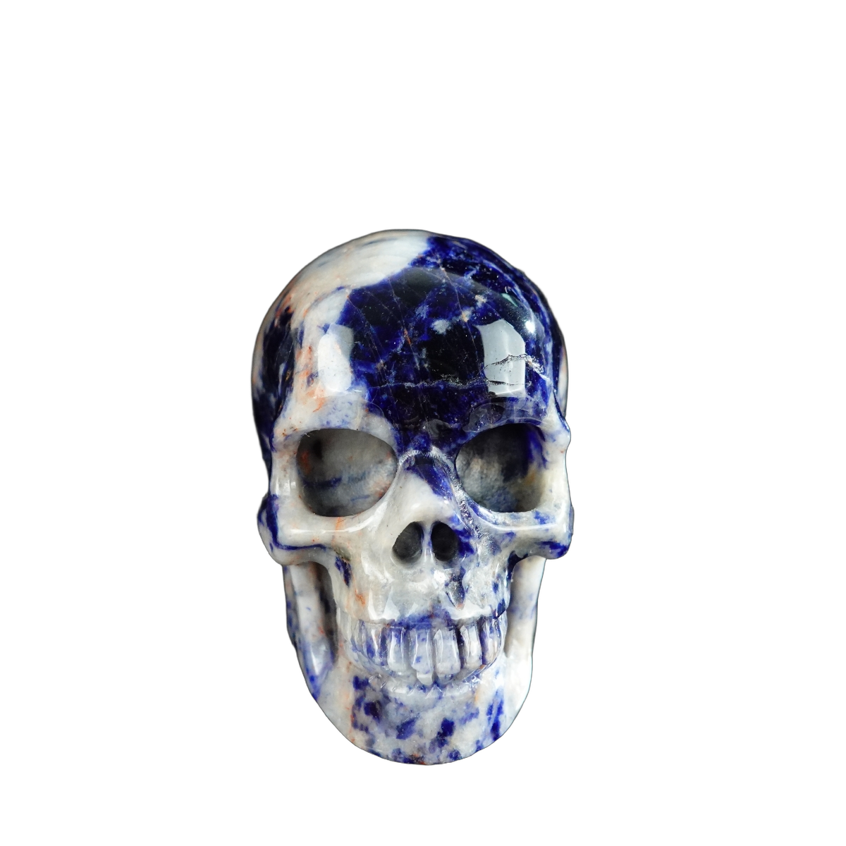 2.2" Sodalite Crystal Skull Carving - Unique Piece #SL19