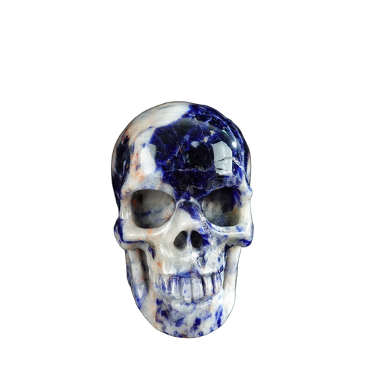2.2" Sodalite Crystal Skull Carving - Unique Piece #SL19