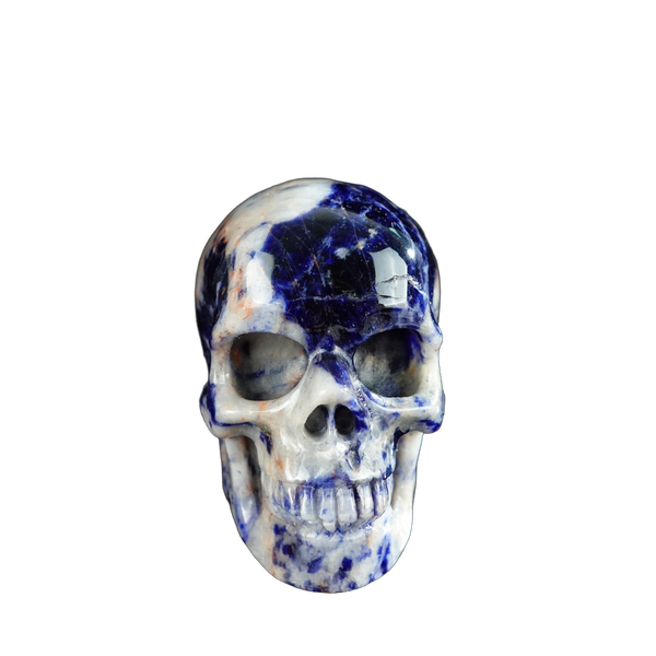 2.2" Sodalite Crystal Skull Carving - Unique Piece #SL19