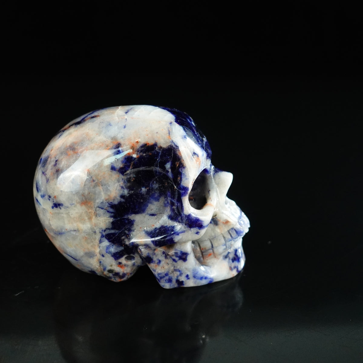 2.2" Sodalite Crystal Skull Carving - Unique Piece #SL19