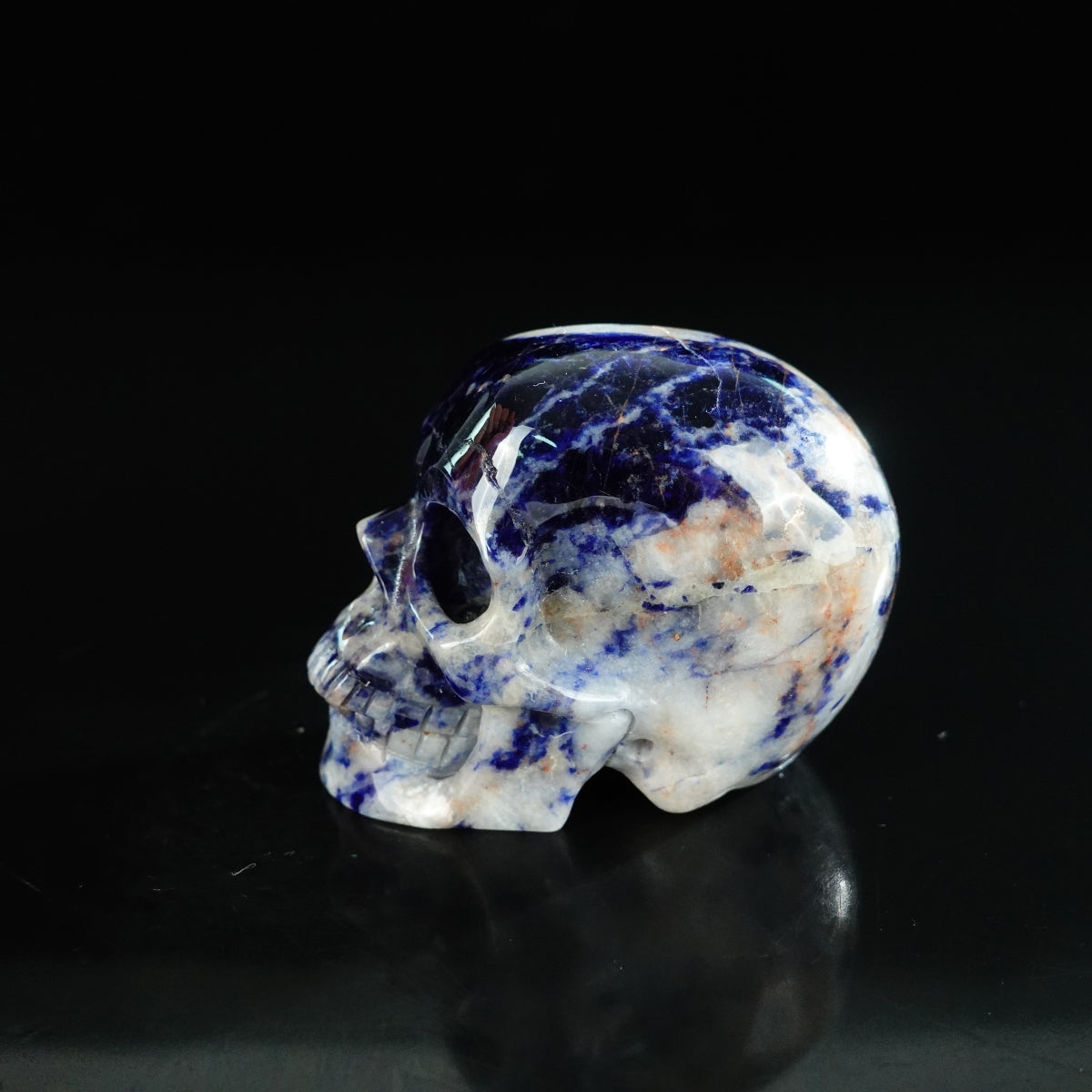 2.2" Sodalite Crystal Skull Carving - Unique Piece #SL19
