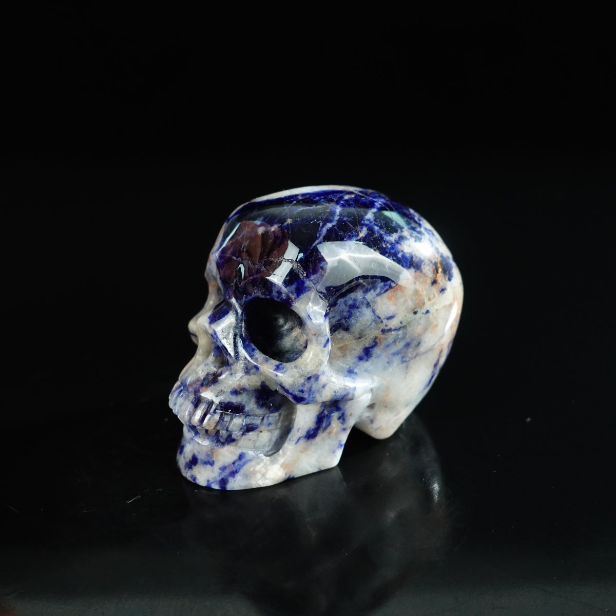 2.2" Sodalite Crystal Skull Carving - Unique Piece #SL19
