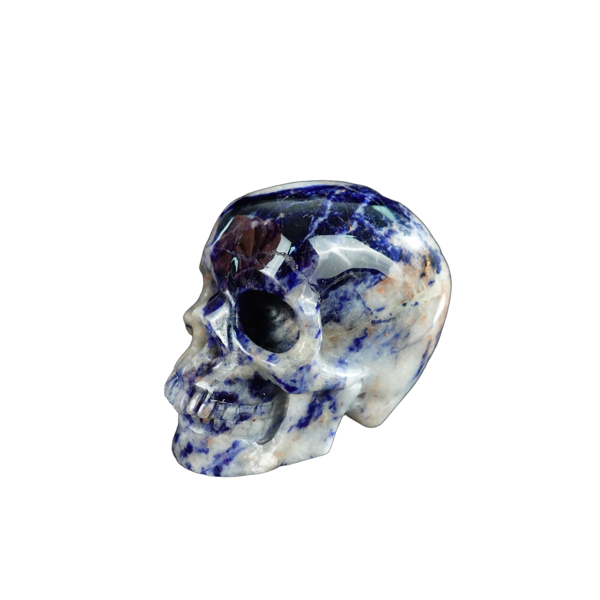 2.2" Sodalite Crystal Skull Carving - Unique Piece #SL19