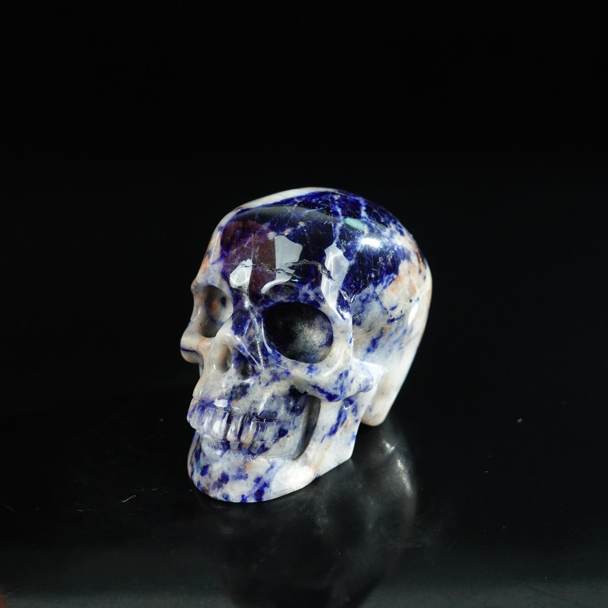 2.2" Sodalite Crystal Skull Carving - Unique Piece #SL19