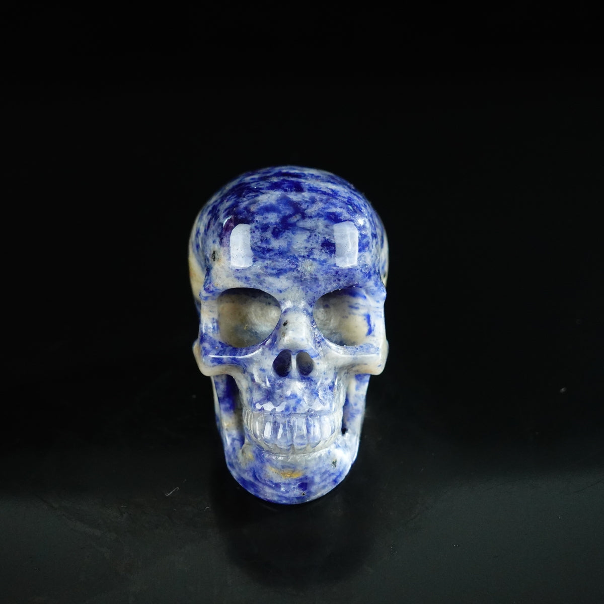 2.2" Sodalite Crystal Skull Carving - Unique Piece #SL20