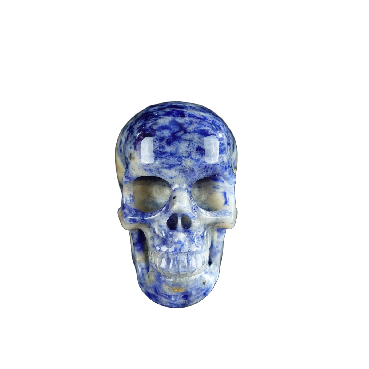 2.2" Sodalite Crystal Skull Carving - Unique Piece #SL20