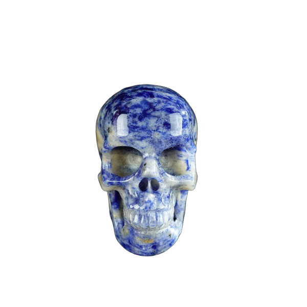 2.2" Sodalite Crystal Skull Carving - Unique Piece #SL20