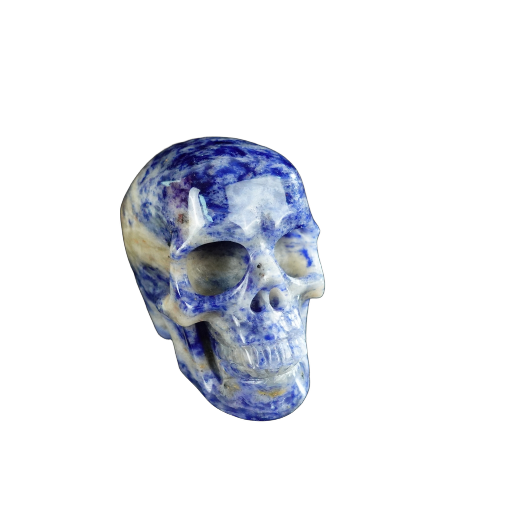 2.2" Sodalite Crystal Skull Carving - Unique Piece #SL20