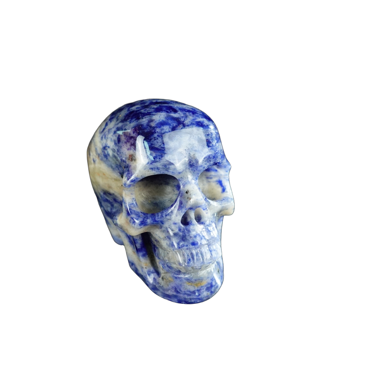 2.2" Sodalite Crystal Skull Carving - Unique Piece #SL20