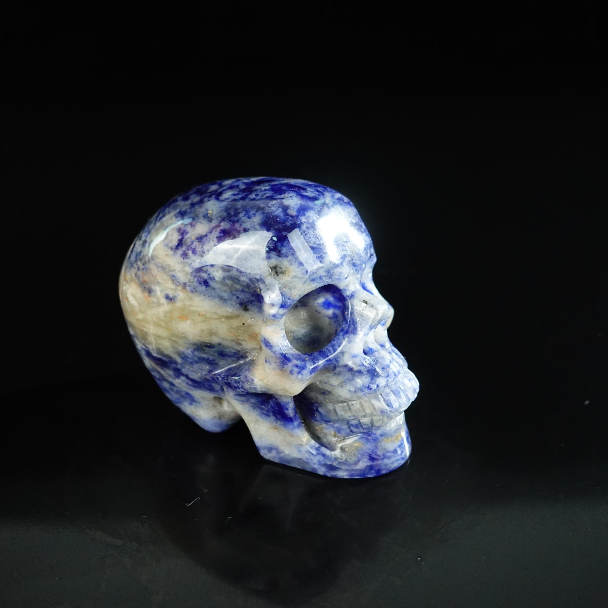 2.2" Sodalite Crystal Skull Carving - Unique Piece #SL20