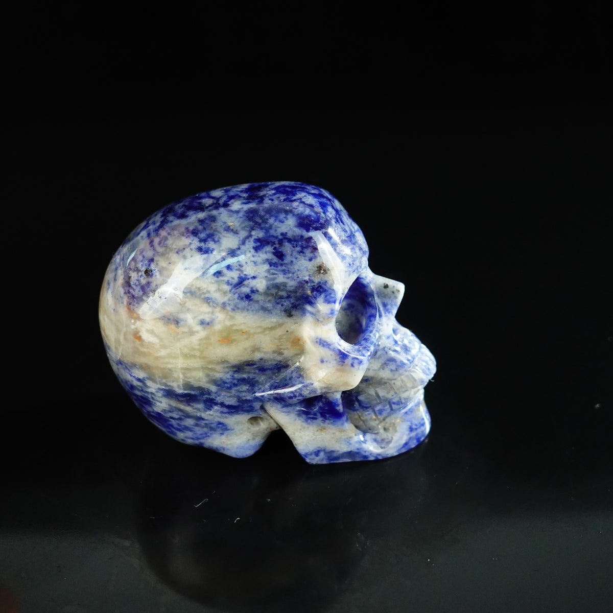2.2" Sodalite Crystal Skull Carving - Unique Piece #SL20