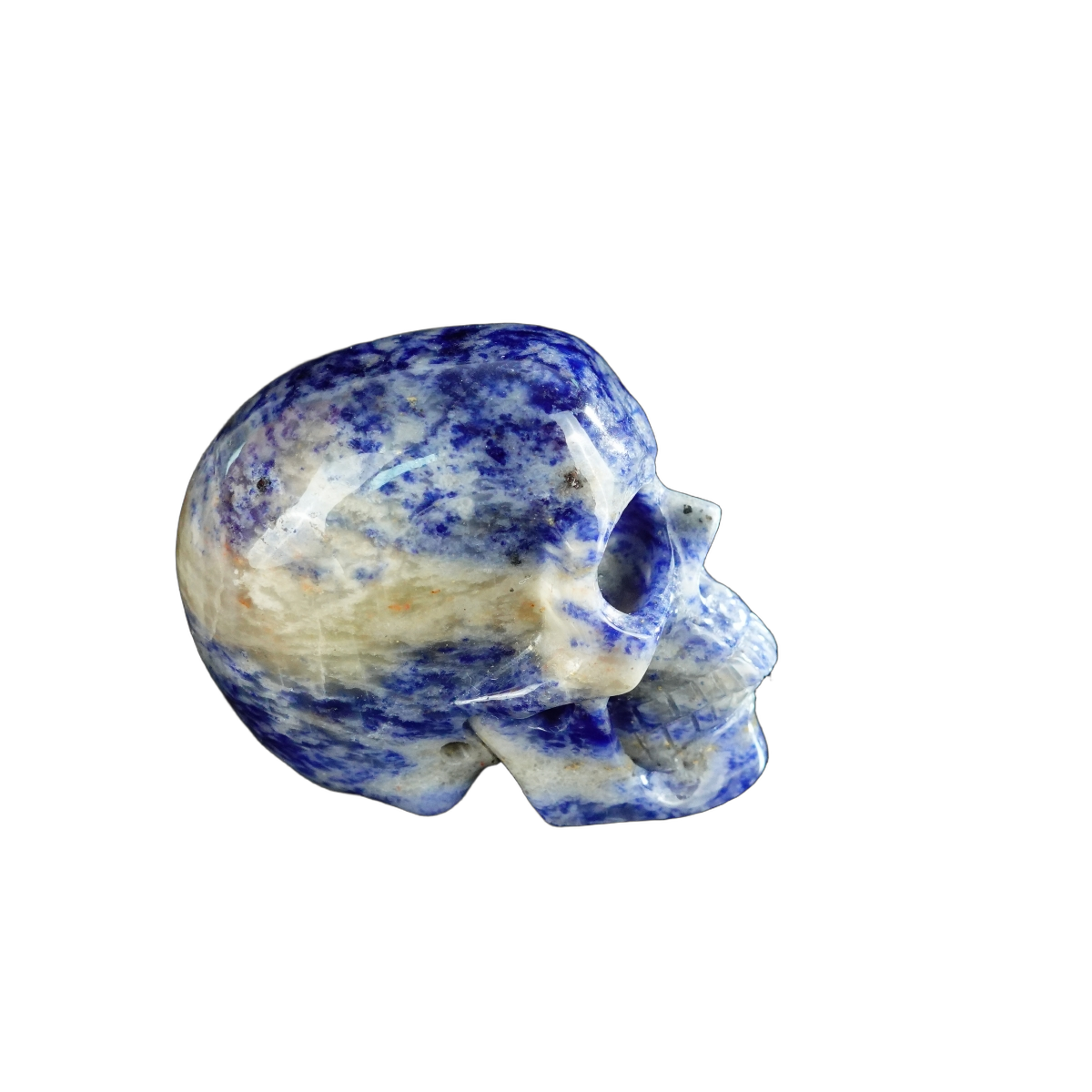 2.2" Sodalite Crystal Skull Carving - Unique Piece #SL20