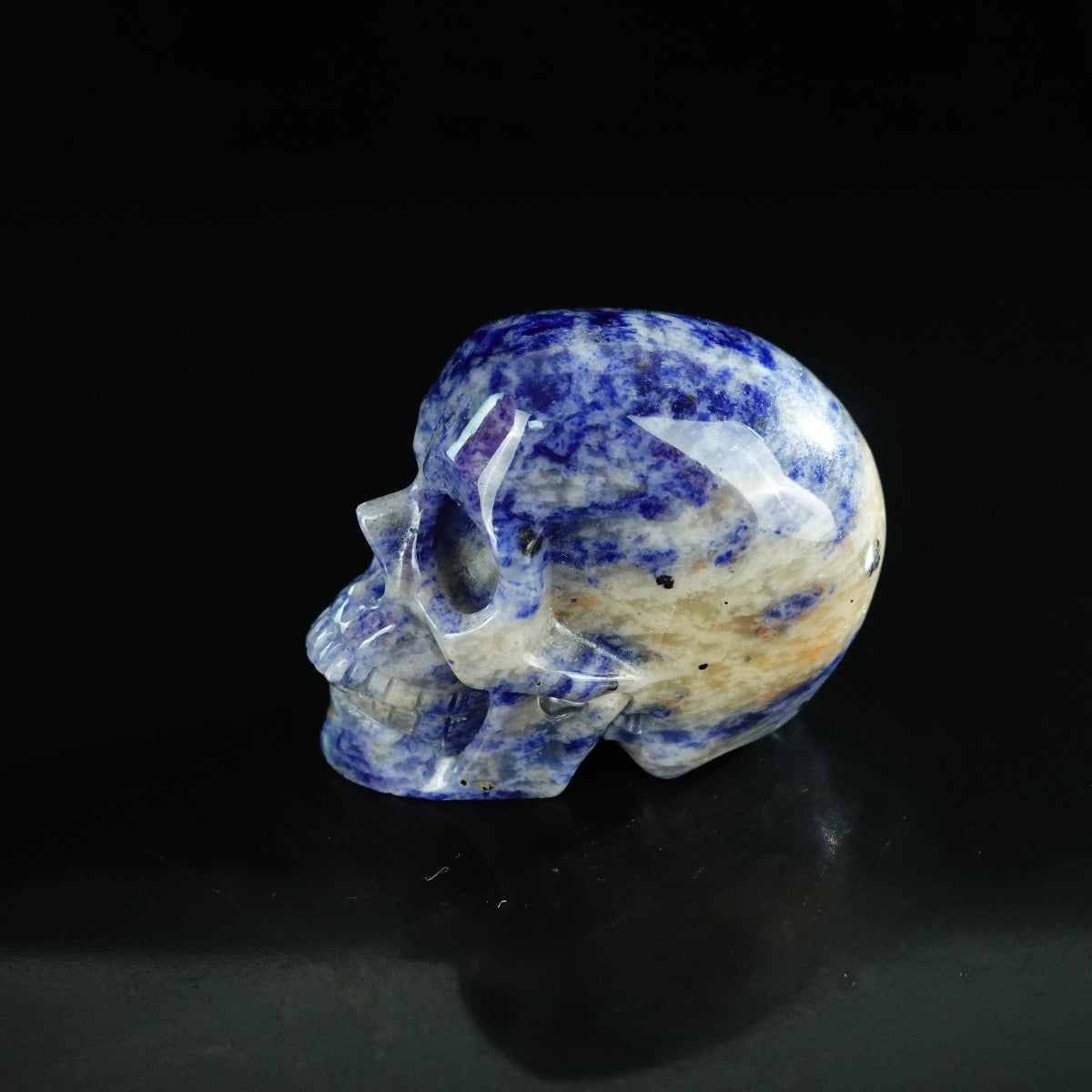 2.2" Sodalite Crystal Skull Carving - Unique Piece #SL20