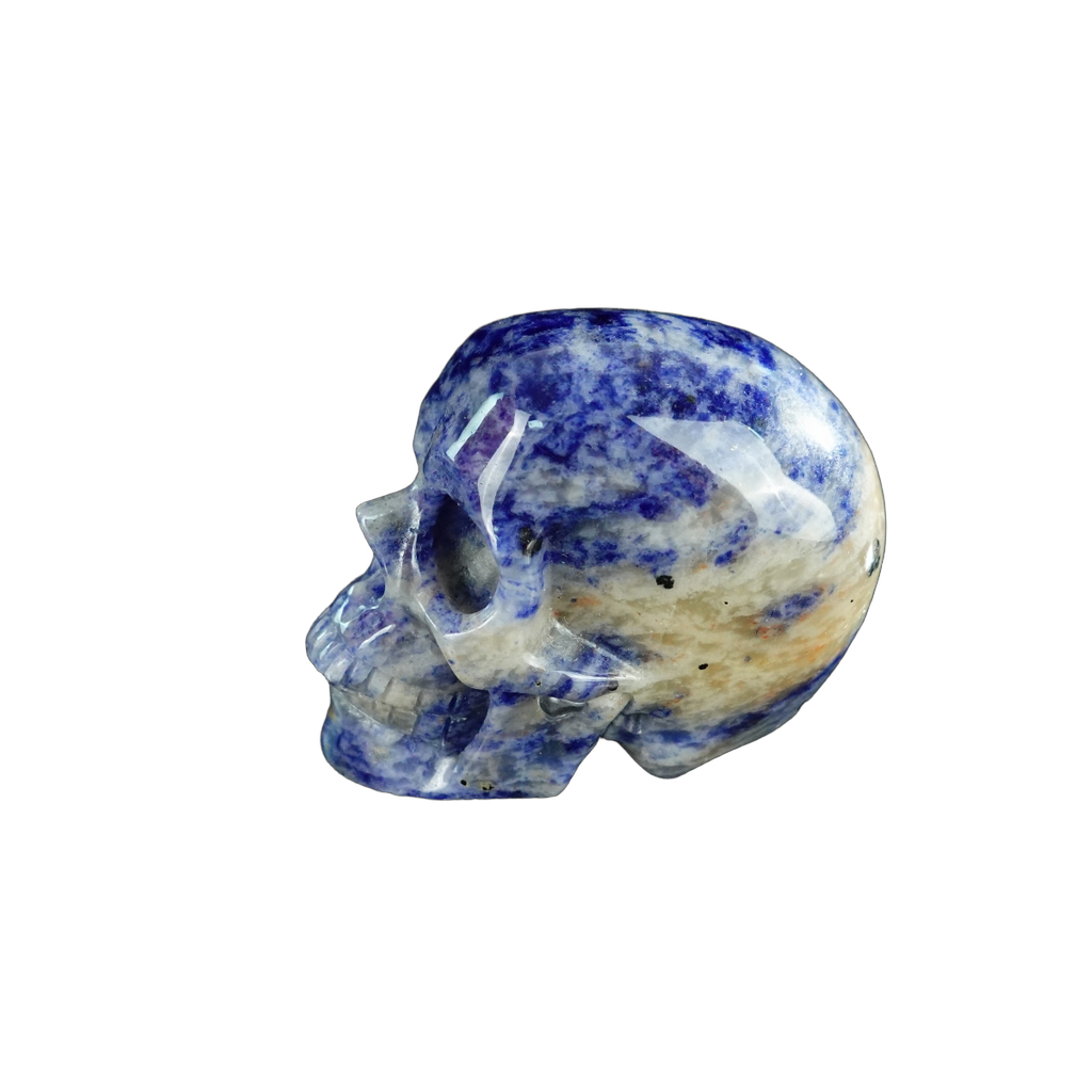 2.2" Sodalite Crystal Skull Carving - Unique Piece #SL20
