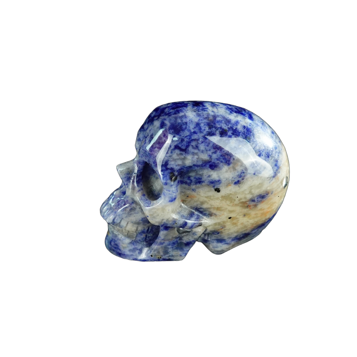 2.2" Sodalite Crystal Skull Carving - Unique Piece #SL20