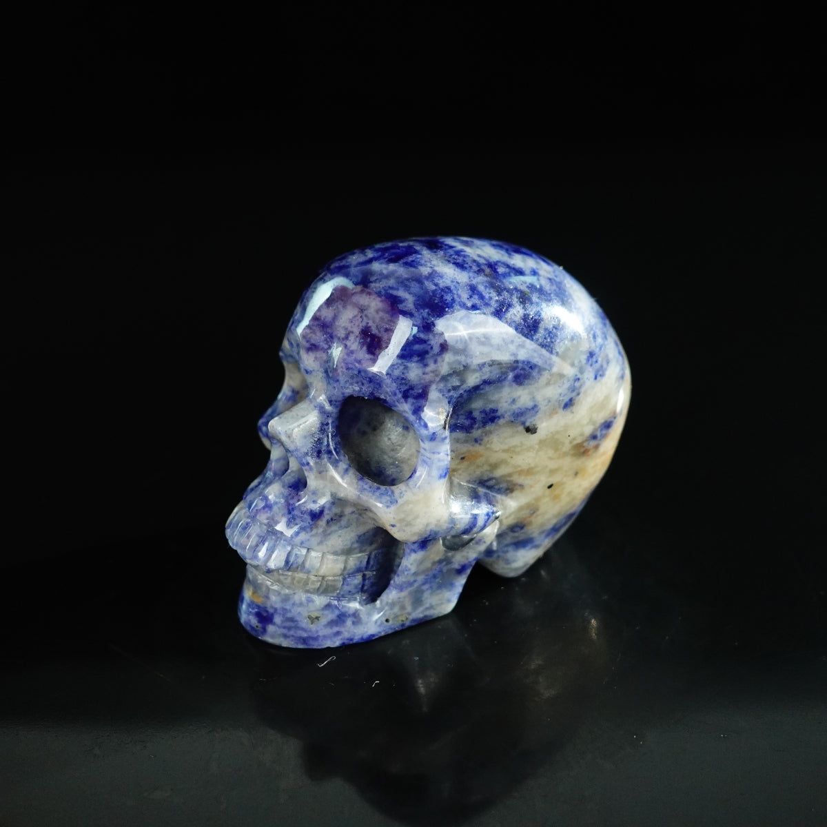 2.2" Sodalite Crystal Skull Carving - Unique Piece #SL20