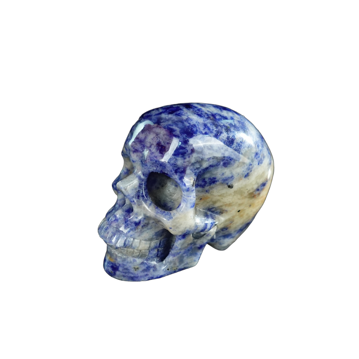2.2" Sodalite Crystal Skull Carving - Unique Piece #SL20