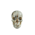 2.2" White Opal Crystal Skull Carving - Unique Piece #WO02