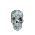 2.2" White Opal Crystal Skull Carving - Unique Piece #WO03