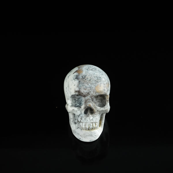 2.2" White Opal Crystal Skull Carving - Unique Piece #WO10