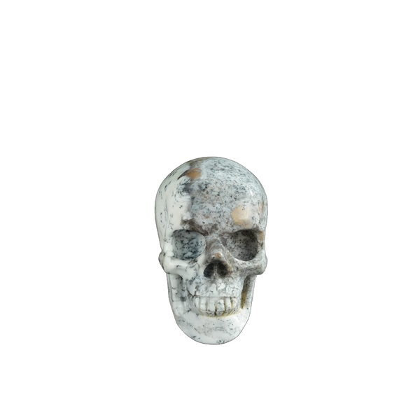 2.2" White Opal Crystal Skull Carving - Unique Piece #WO10