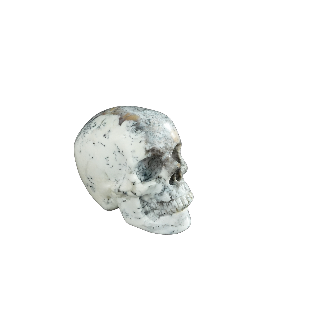 2.2" White Opal Crystal Skull Carving - Unique Piece #WO10