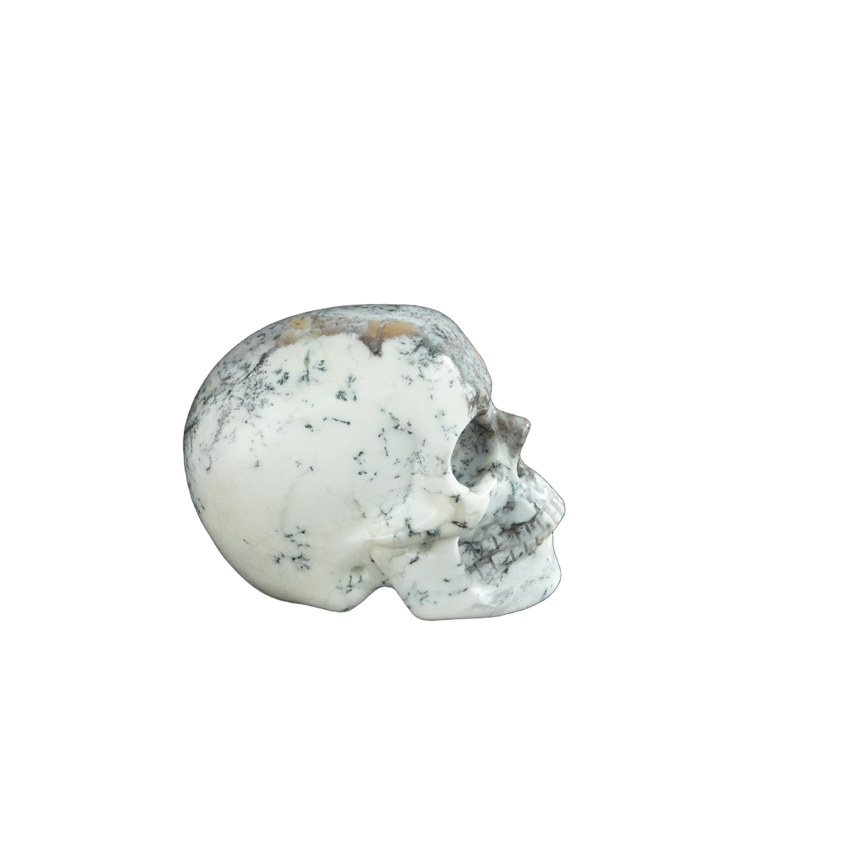 2.2" White Opal Crystal Skull Carving - Unique Piece #WO10