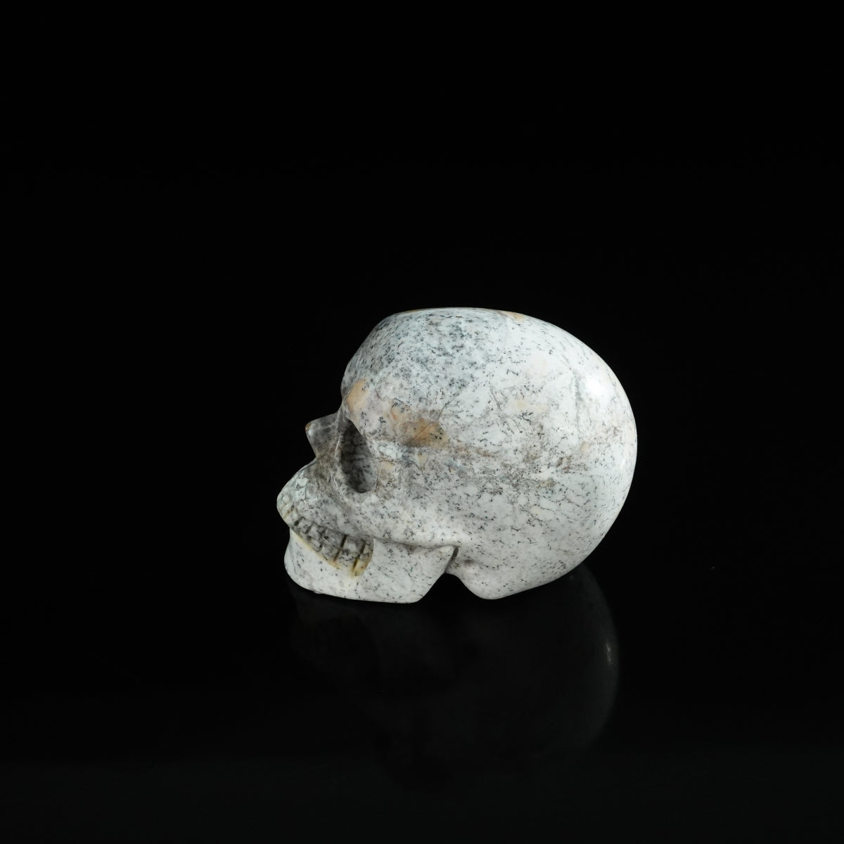 2.2" White Opal Crystal Skull Carving - Unique Piece #WO10