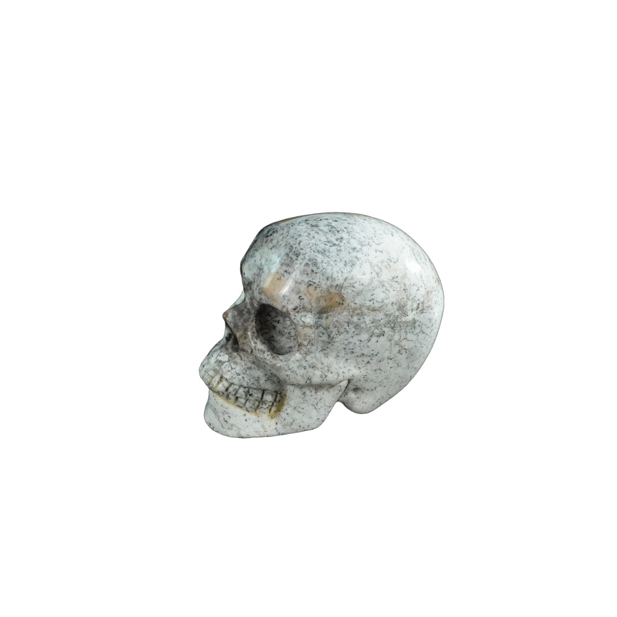2.2" White Opal Crystal Skull Carving - Unique Piece #WO10