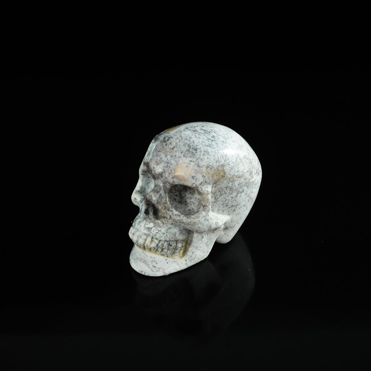 2.2" White Opal Crystal Skull Carving - Unique Piece #WO10