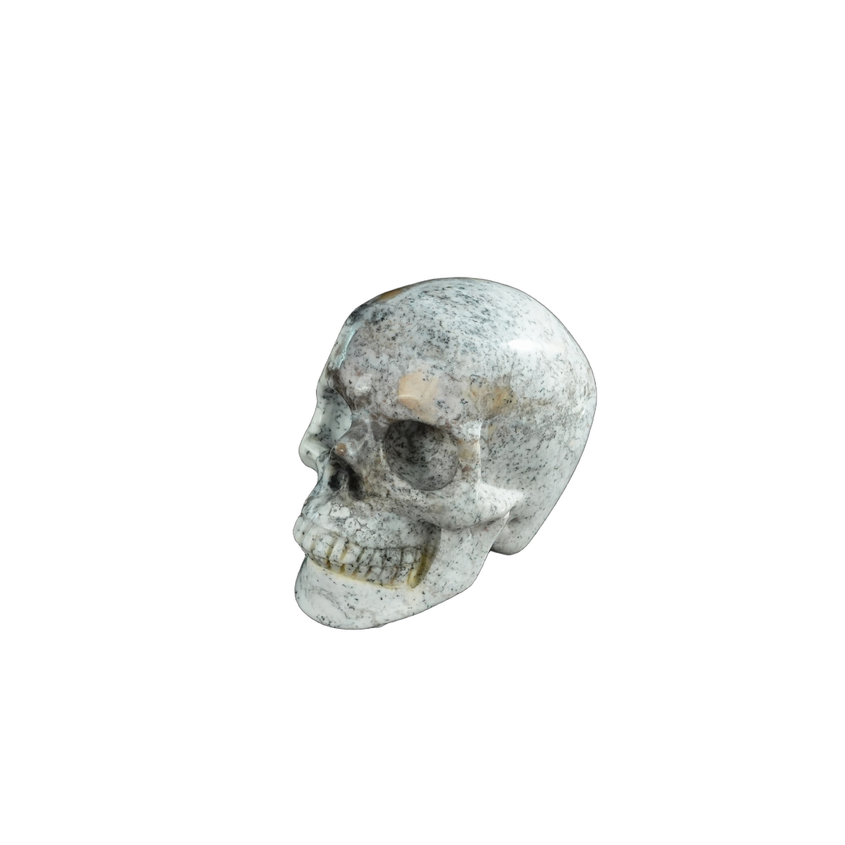 2.2" White Opal Crystal Skull Carving - Unique Piece #WO10