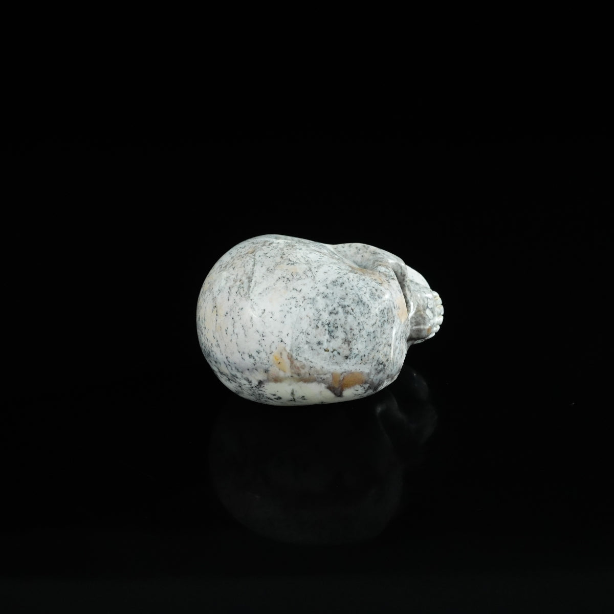 2.2" White Opal Crystal Skull Carving - Unique Piece #WO10