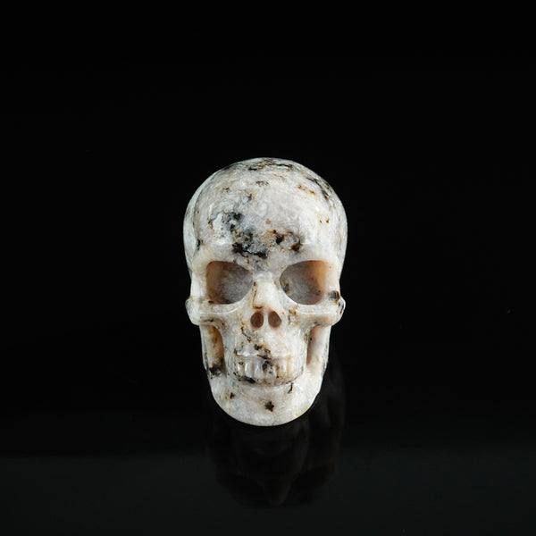 2.2" White Opal Crystal Skull Carving - Unique Piece #WO13