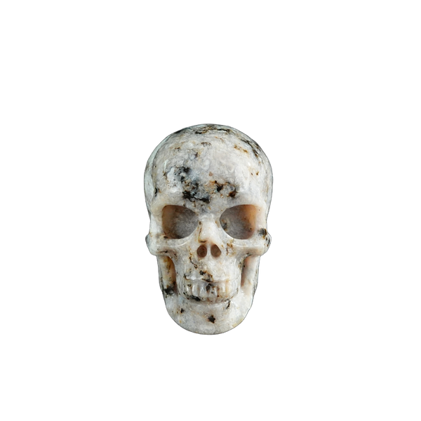 2.2" White Opal Crystal Skull Carving - Unique Piece #WO13