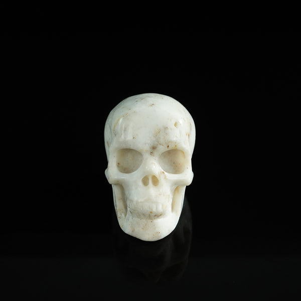 2.2" White Opal Crystal Skull Carving - Unique Piece #WO14