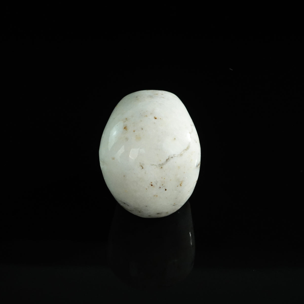 2.2" White Opal Crystal Skull Carving - Unique Piece #WO14
