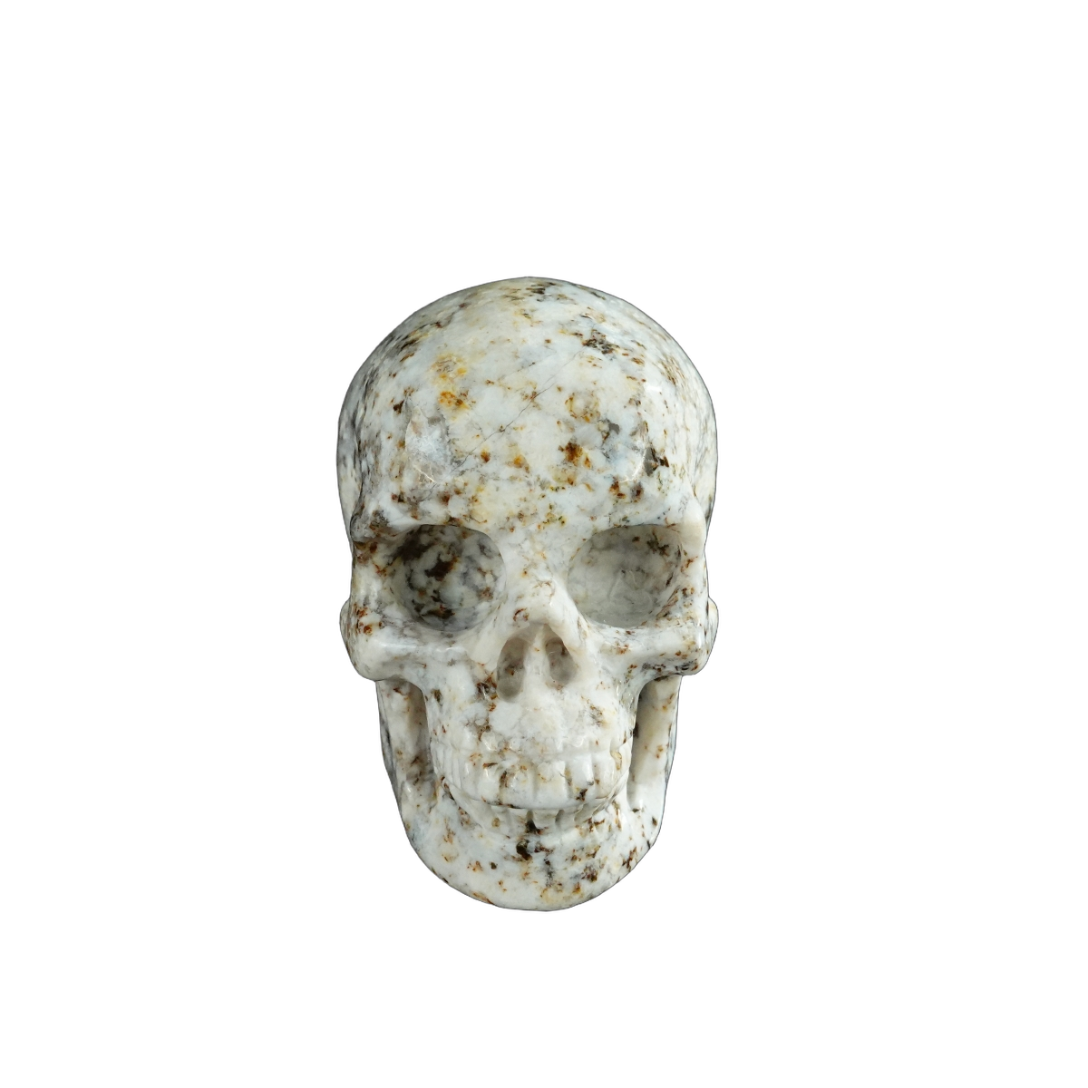 2.2" White Opal Crystal Skull Carving - Unique Piece #WO18