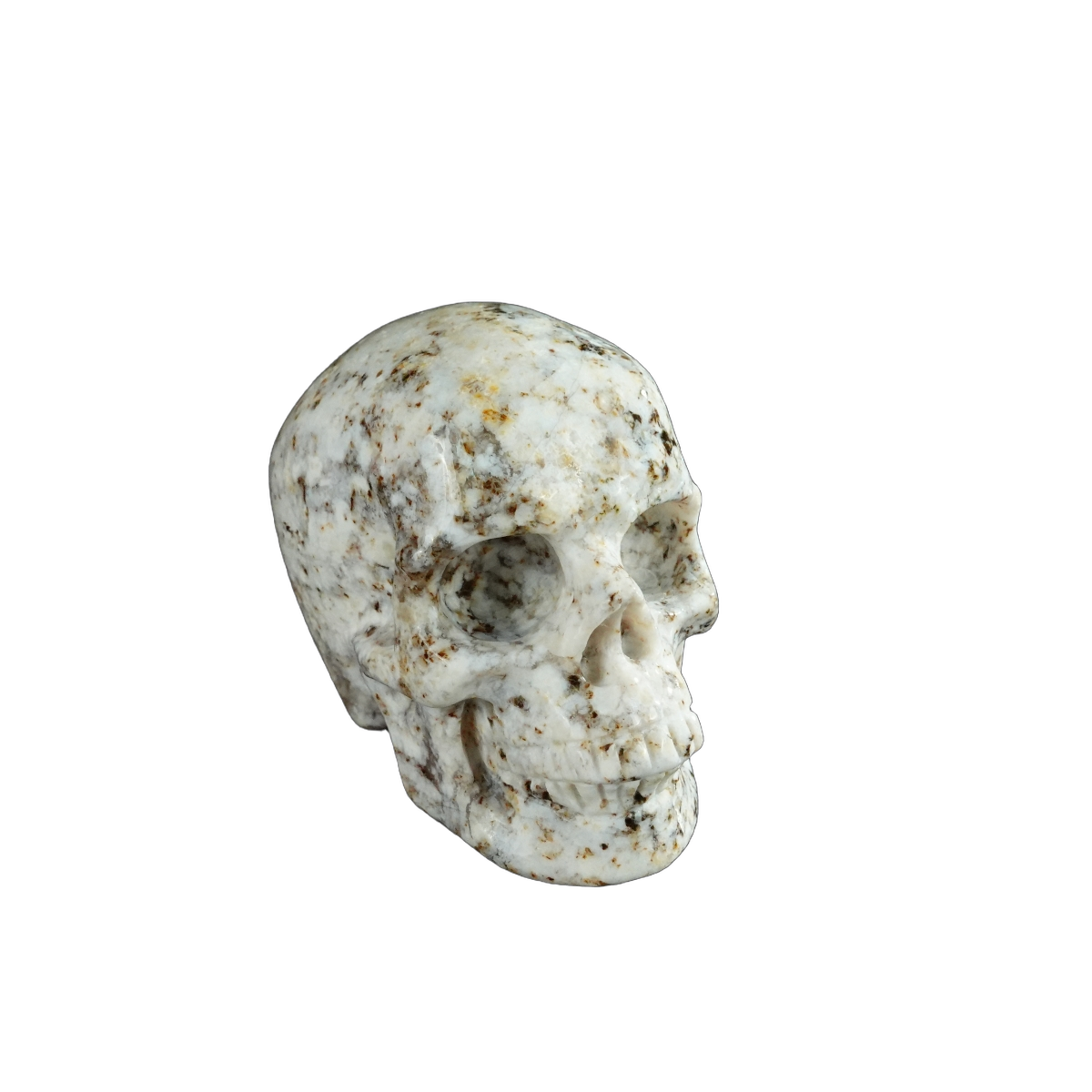 2.2" White Opal Crystal Skull Carving - Unique Piece #WO18