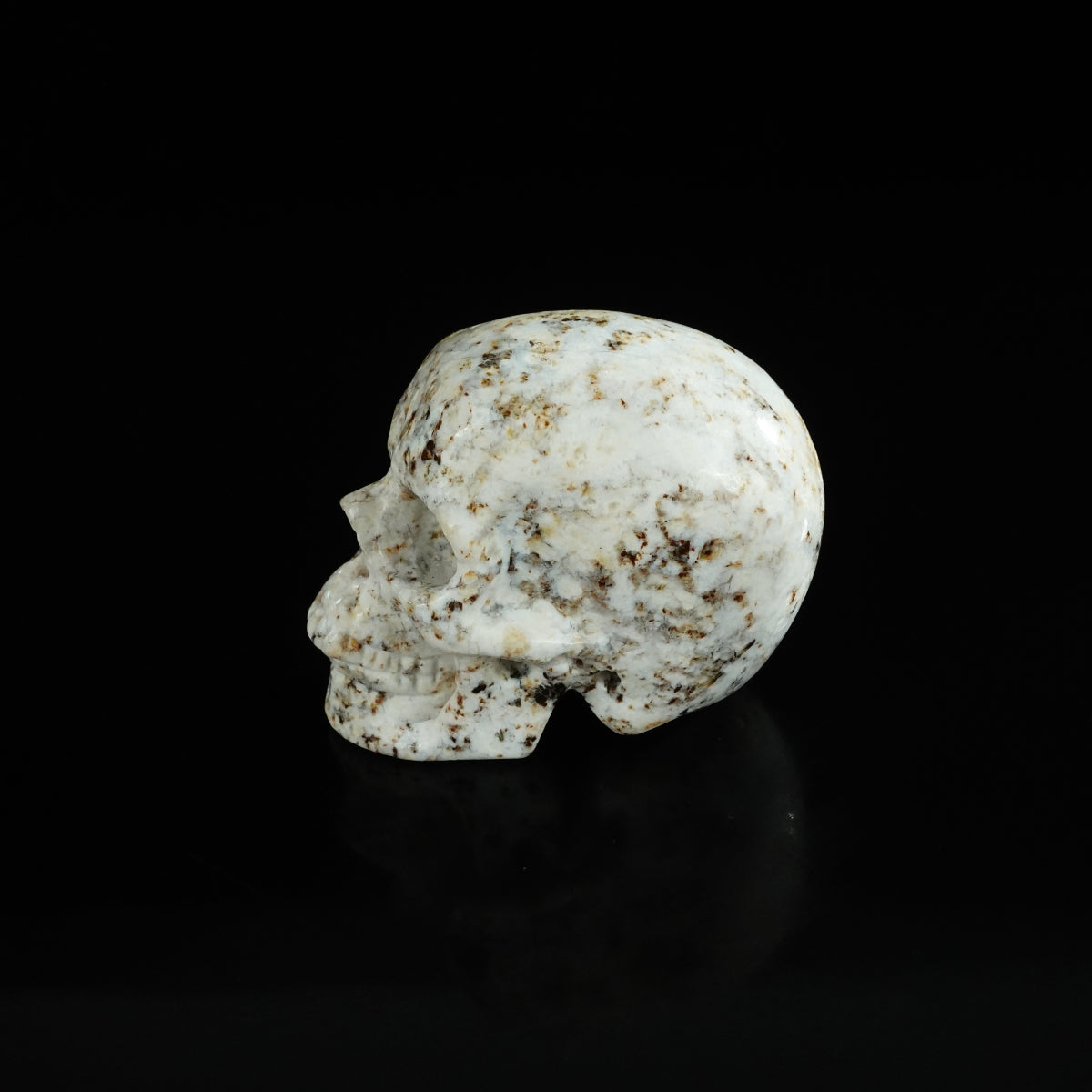 2.2" White Opal Crystal Skull Carving - Unique Piece #WO18