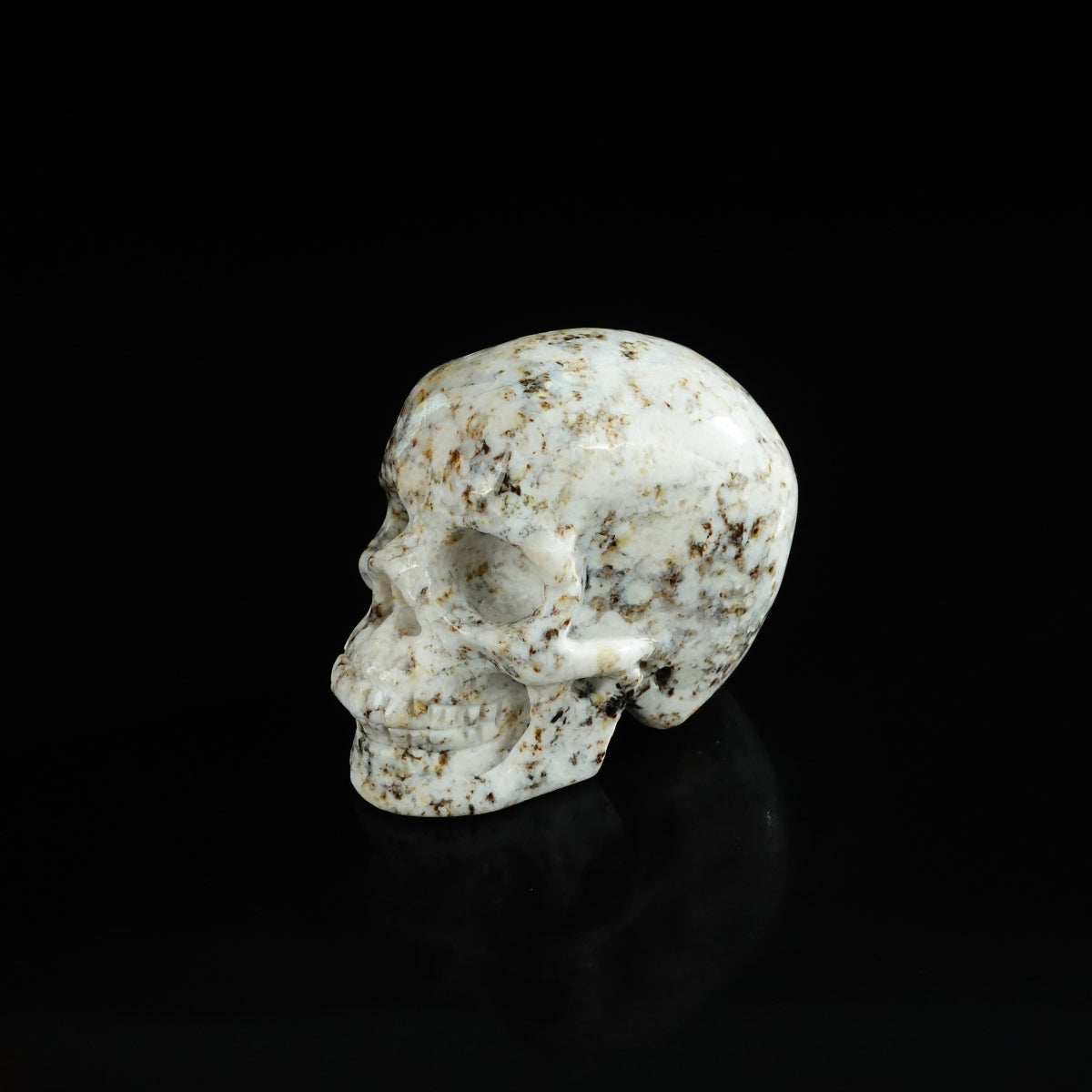 2.2" White Opal Crystal Skull Carving - Unique Piece #WO18