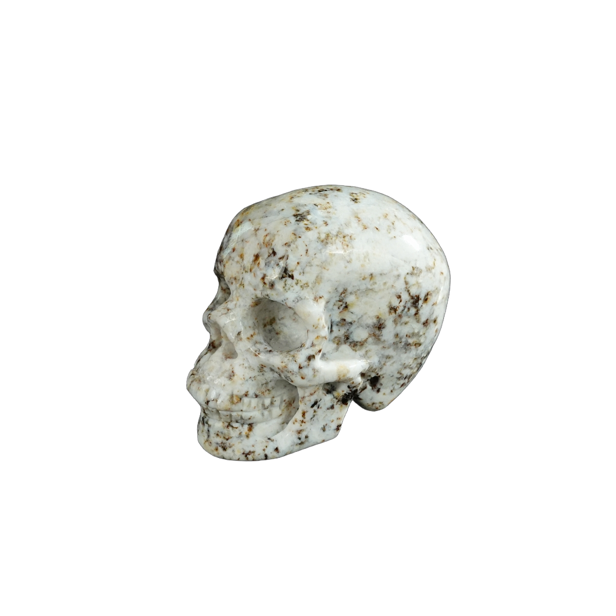2.2" White Opal Crystal Skull Carving - Unique Piece #WO18