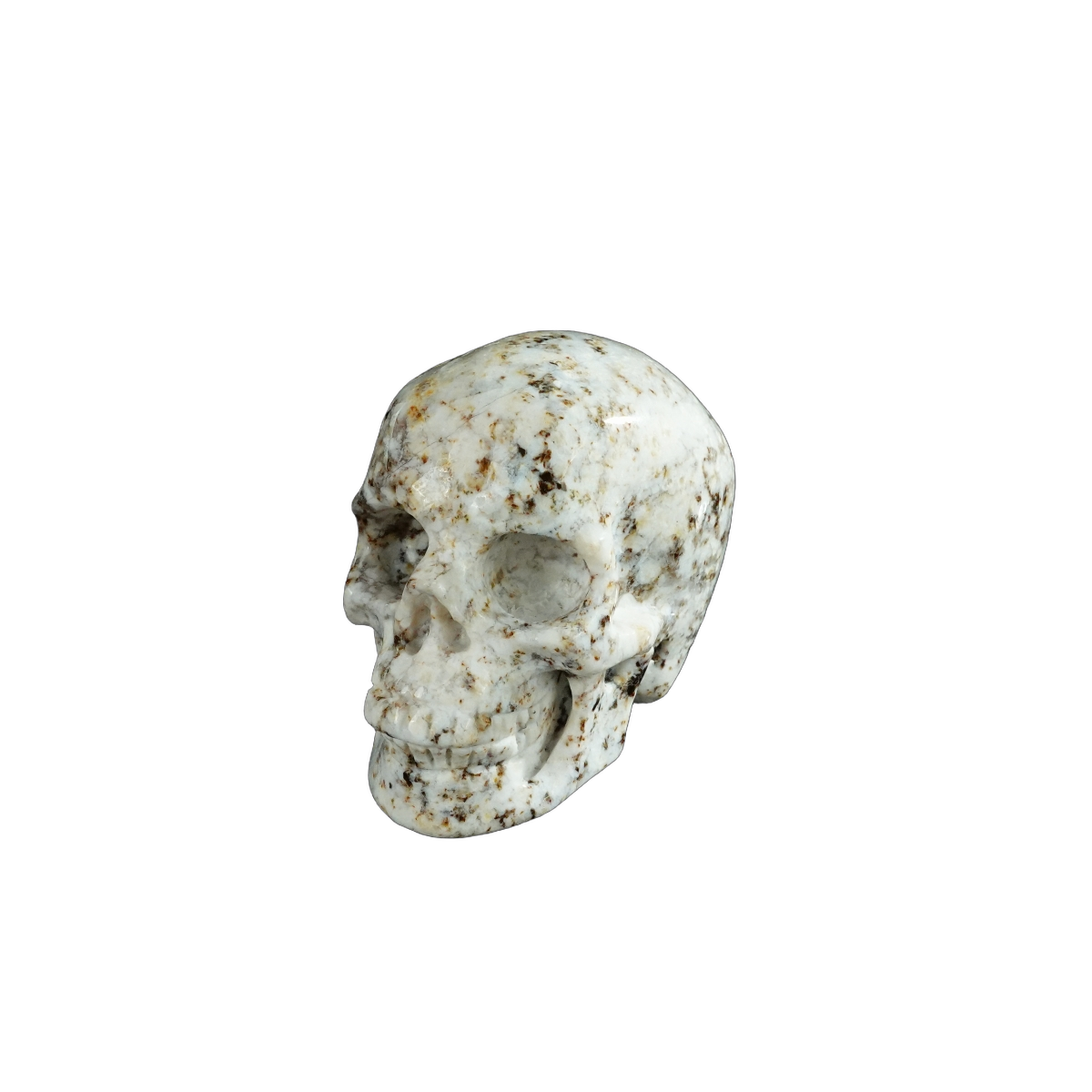 2.2" White Opal Crystal Skull Carving - Unique Piece #WO18