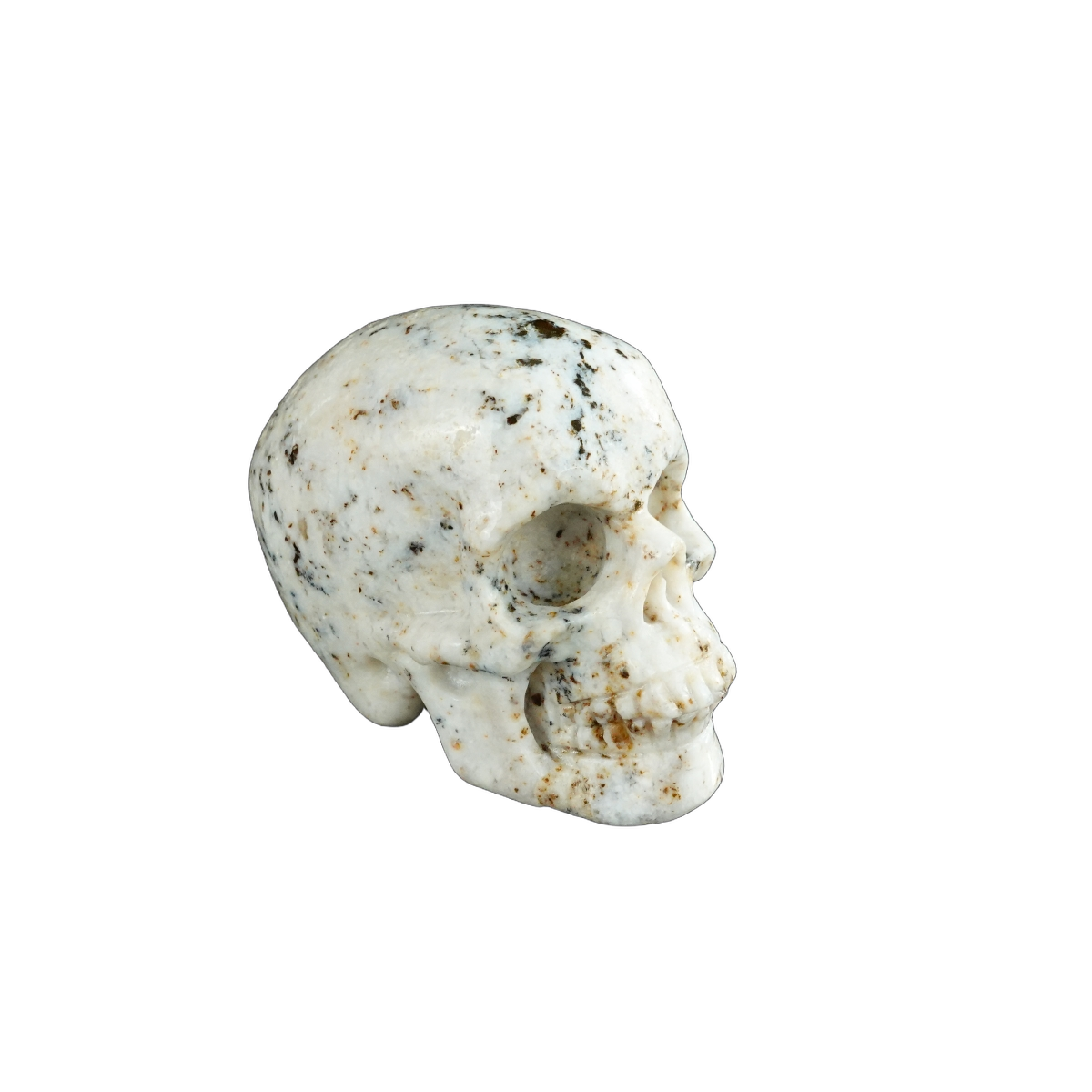 2.2" White Opal Crystal Skull Carving - Unique Piece #WO19