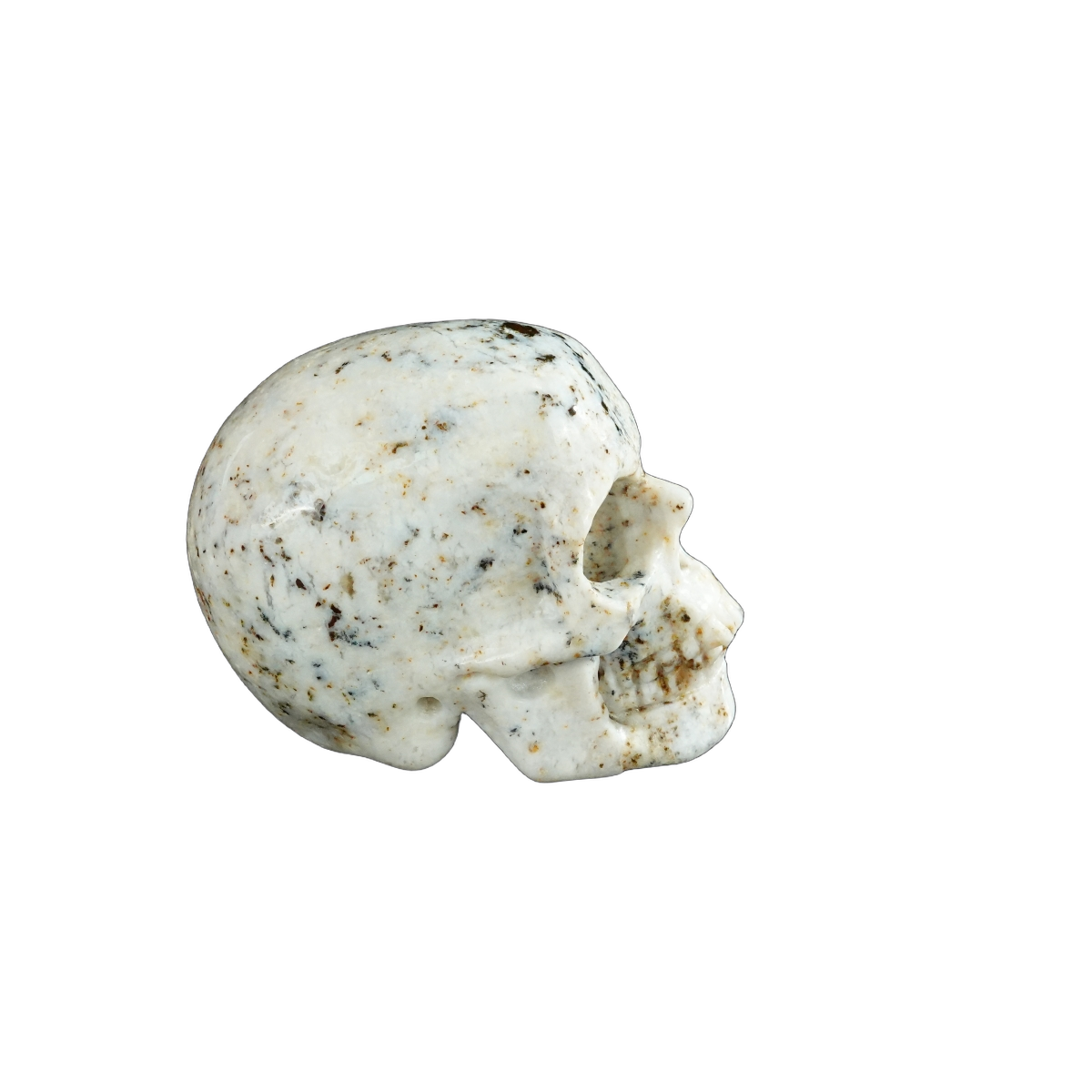 2.2" White Opal Crystal Skull Carving - Unique Piece #WO19
