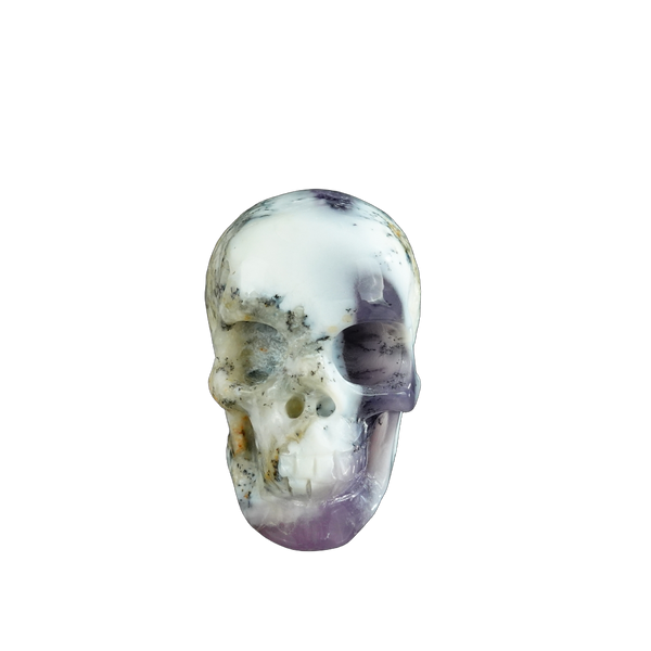 2.2" White Opal Crystal Skull Carving - Unique Piece #WO20